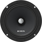 Orion CSH65 - 6.5" Shallow Slim Midrange Speakers Front View