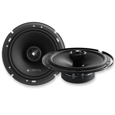 ORION XTR65.2SL 6.5" 2-Way Coaxial Shallow Speakers front and upward 