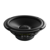 Black car speaker on a white background