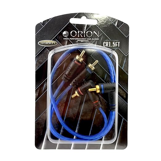 Orion high-performance car audio cable in packaging