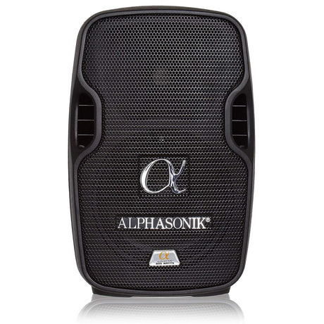 Alphasonik 8" Portable Rechargeable Battery Powered 800W Pro DJ Amplified Loud Speaker with 2 Wireless Microphones Echo Bluetooth USB SD Card Aux MP3 FM Radio PA System LED Ring Karaoke Tripod Stand