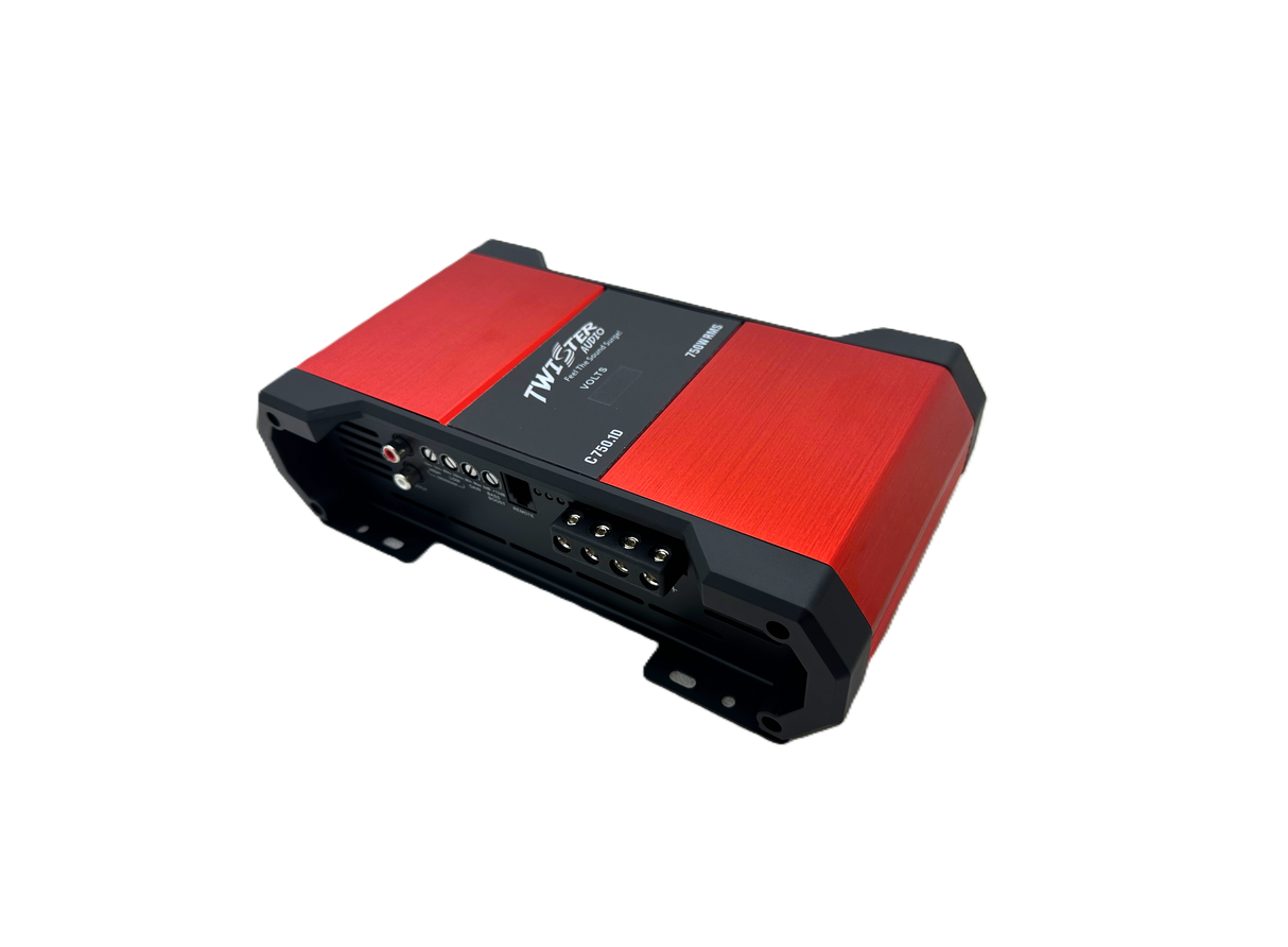 TWISTER AUDIO CARNAGE V2 SERIES 1 CHANNEL AMPLIFIER 750W RMS/CH @ 1 OHM(C.750.1)