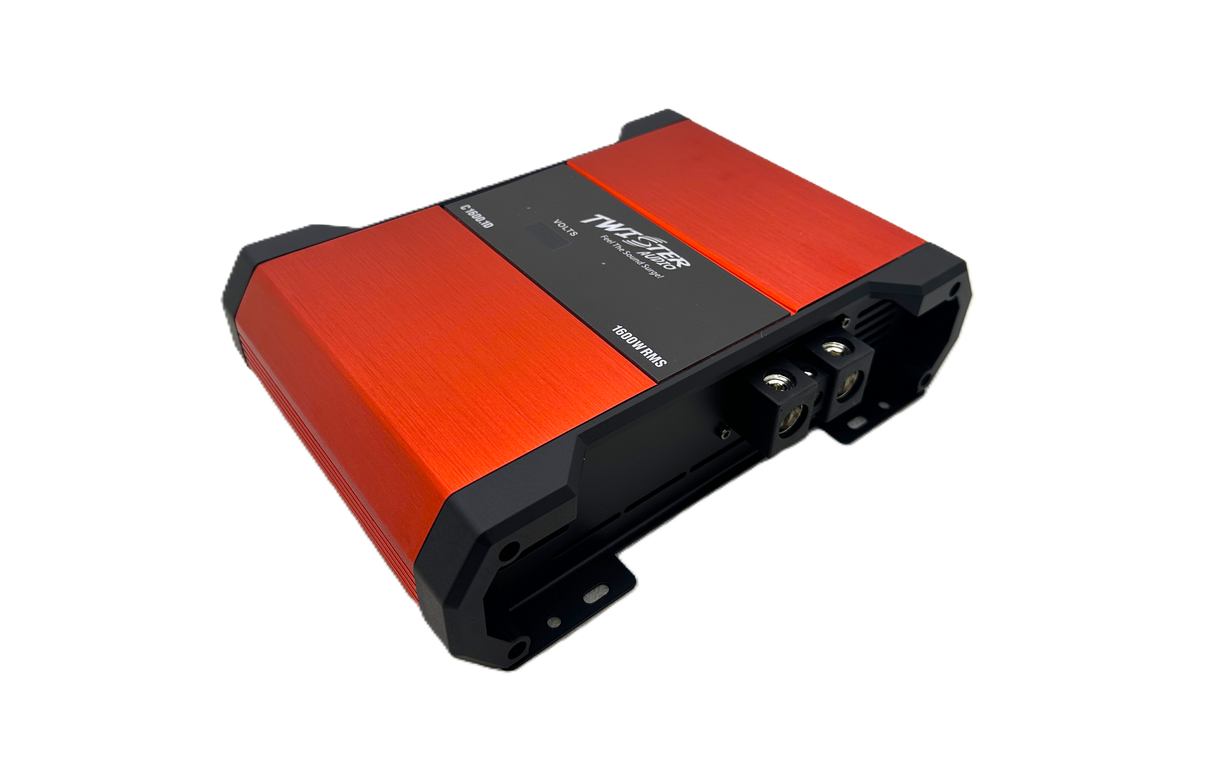 TWISTER AUDIO CARNAGE V2 SERIES 1 CHANNEL AMPLIFIER 1600W RMS/CH @ 1 OHM(C.1600.1)