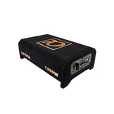 Alphasonik AS100A 10" 1200 Watts MAX Built-in Amplifier Down Fire Shallow Mount  Enclosed for Tight Spaces in Cars and Trucks, Slim Thin Loaded Subwoofer Air Tight Sealed Bass Enclosure