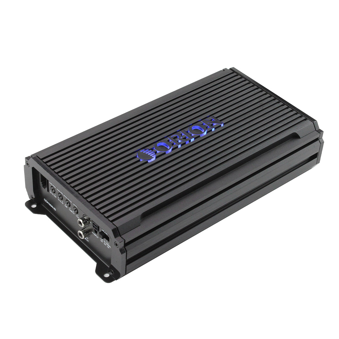 ORION audio amplifier with brand logo on a white background