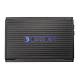 Black electronic device with 'Orion' branding on a white background
