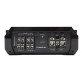 ORION Car Audio Black audio amplifier with various connectors on a white background