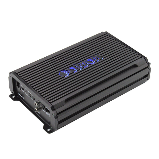 ORION car audio amplifier with blue logo on a white background