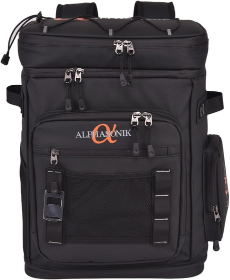 Alphasonik Cooler Backpack With Lifetime Guarantee- 40 Cans Insulated Backpack Cooler for Men & Women, 2 Leak Proof Compartments Coolers Bag for Beach Travel Picnic Hiking BBQ Fishing Outdoor Camping (Black)