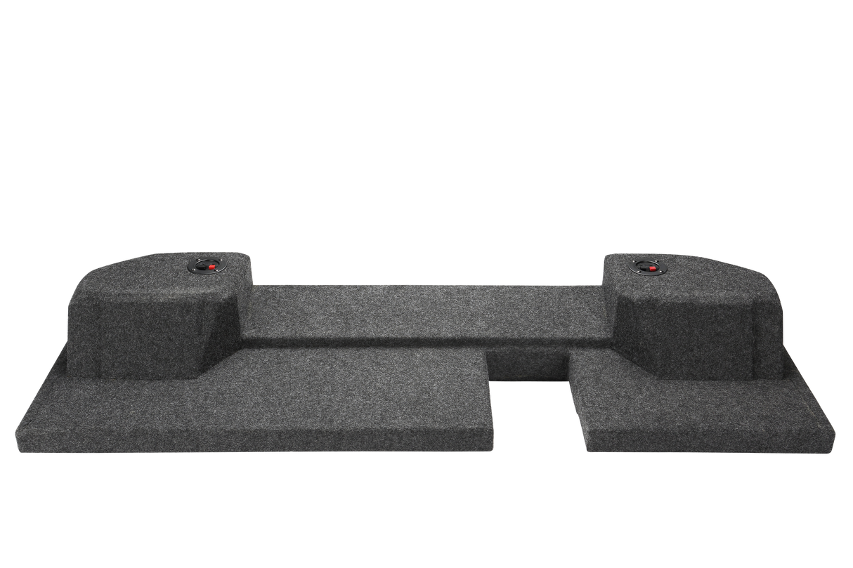 2009 -2018 Dodge Quad cab. Pro-Carpeted Subwoofer Box sub Box 2X10