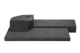 2009-2014 Dodge Ram Quad Cab Single Pro-Carpeted Sub Woofer Box 1X12