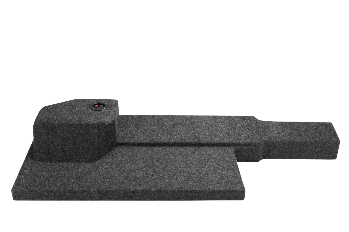 2009 and up Dodge Quad Cab Ported  1 x 12" Carpeted Sub Box