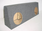 2006-2008 Dodge Mega Cab Behind The Rear Seat Sub Box Carpeted 2 x 12"