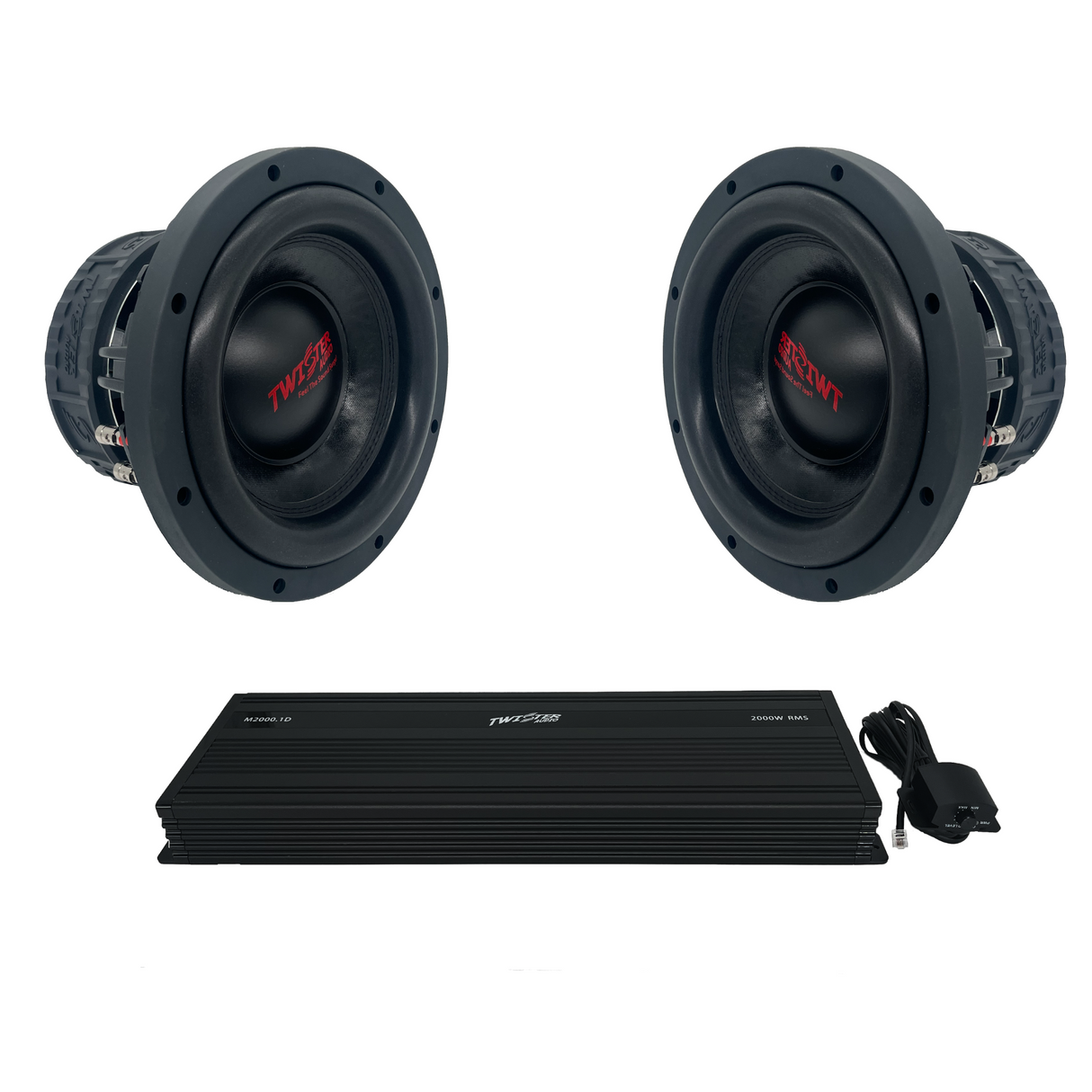 TWISTER AUDIO DUAL TORNADO 10" BASS BUNDLE