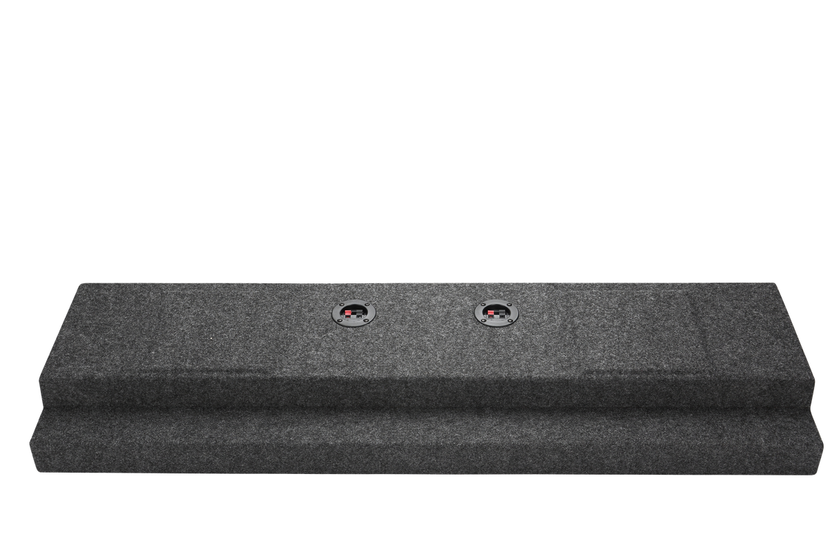 2001-2007 Chevy Crew Cab HD Behind the Seat Sub Box 2x12" Carpeted