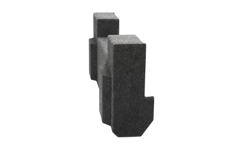 2001-2007 Chevy Crew Cab HD Downfire Sub Box 2X12 Carpeted