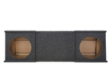 2008-2013 Chevy Crew cab Ported Carpeted Subwoofer Box 2X10