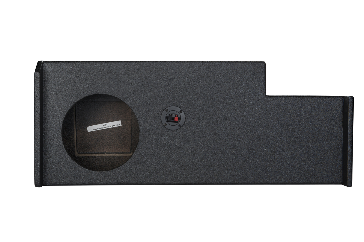 2014 & UP Chevy Crew Cab Single Sub Box Subwoofer Box 1X12 Poly