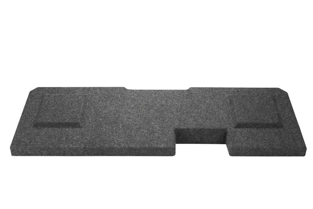 2014 & up Chevy Standard Crew Cab Ported Subwoofer Sub Box 2x12 Carpeted