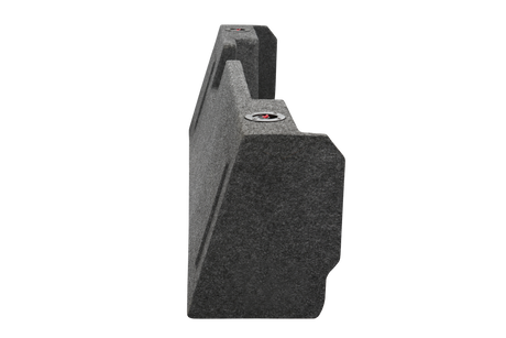 2014 and Up Chevy Double Cab Ported Subwoofer Box Sub Box 2X10 Carpeted
