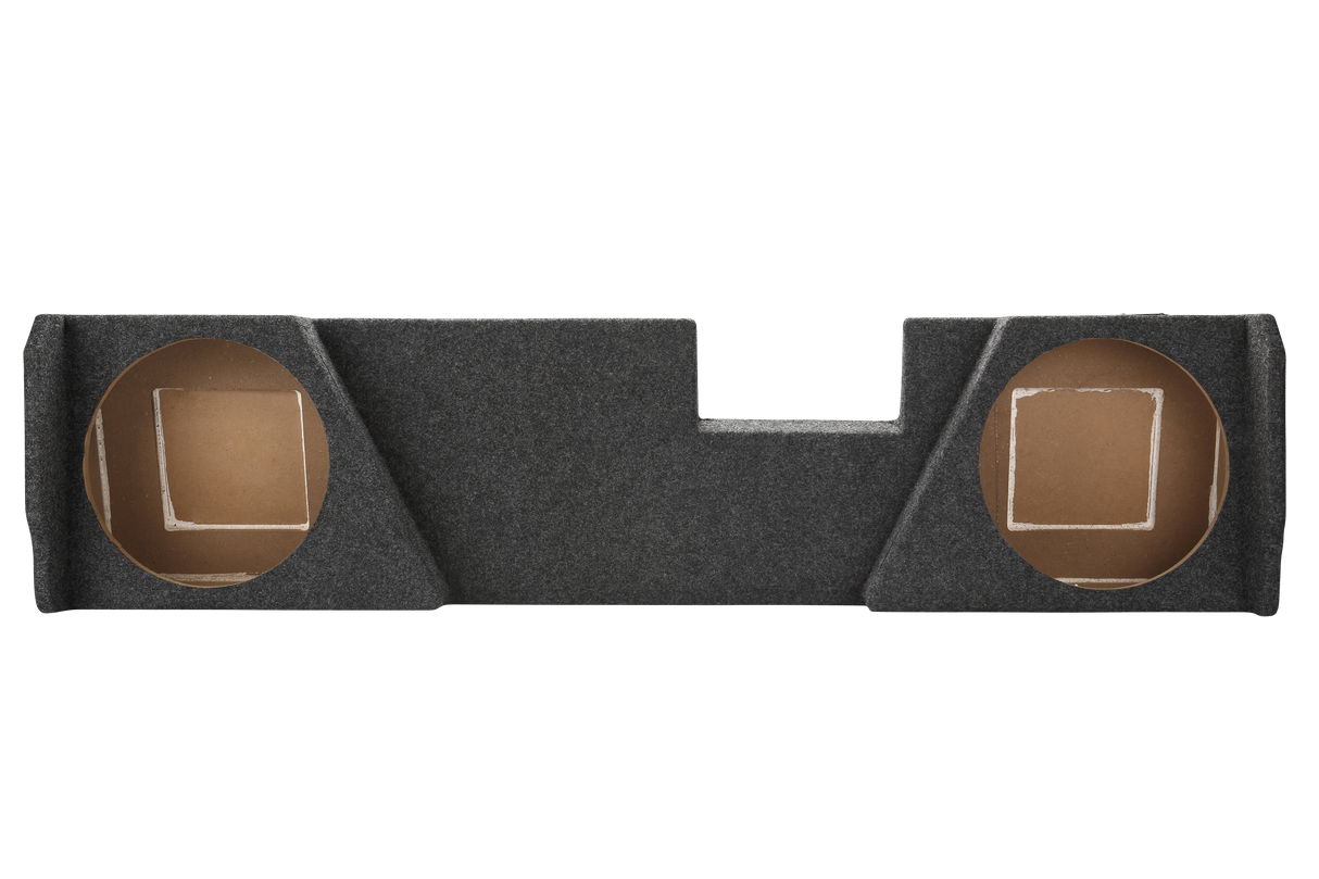2014 and Up Chevy Double Cab Ported Subwoofer Box Sub Box 2X12 Carpeted