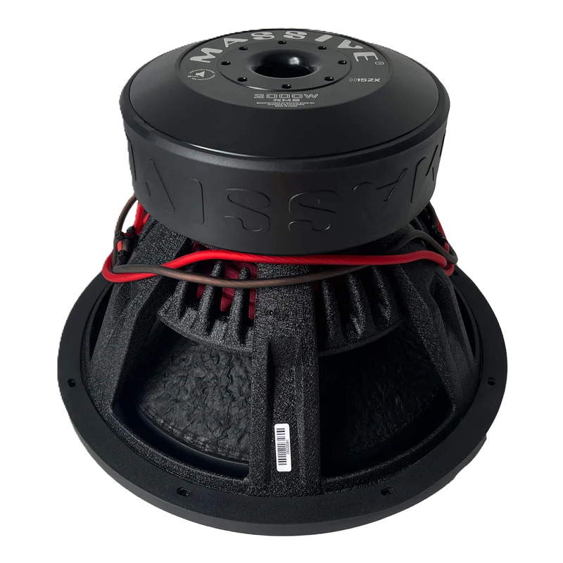 MASSIVE AUDIO H152X - 15" 2000 Watts RMS Dual 2 Ohm 3" V.C. Mega Subwoofer