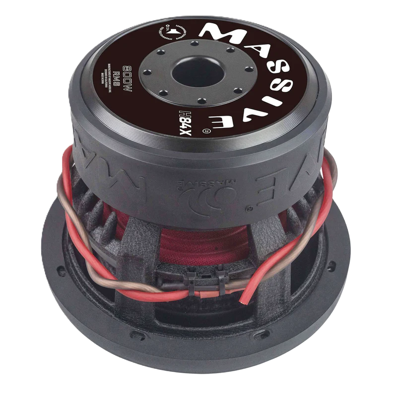 MASSIVE AUDIO H84X - 8" 800 Watts RMS Dual 4 Ohm 2.5" V.C. Subwoofer
