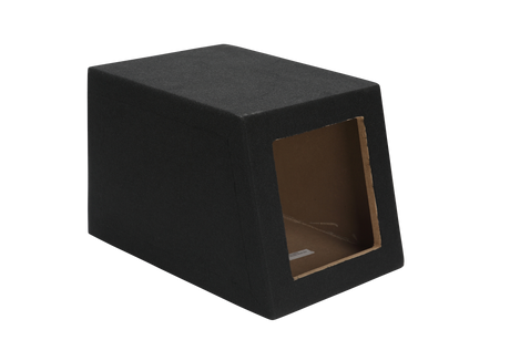 Hatch Back Square Hole 1x8" Carpeted Sub Box