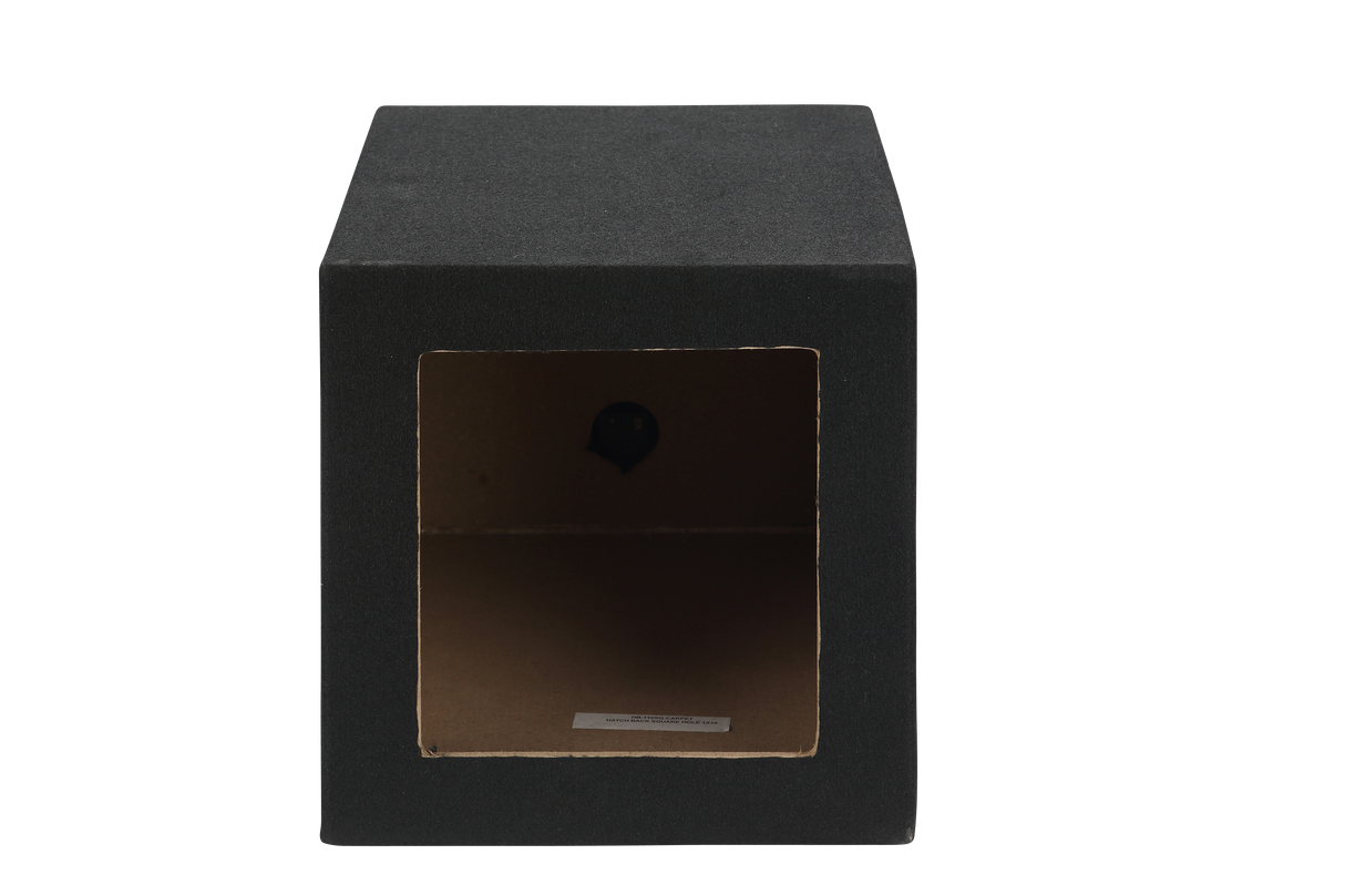 Hatch Back Square Hole 1x12" Carpeted Sub Box
