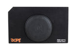 Alphasonik Dynamis DCP8 8 inch 1000 Watts 4-Ohm Shallow Mount Flat Enclosed Sub woofer in Ported Vented Box for Tight Spaces in Cars and Trucks, Slim Thin Loaded Subwoofer Custom Port Bass Enclosure