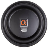 Alphasonik TSW312 Treis 300 Series Shallow Mount 12” 1500 Watts Max / 500 Watts RMS Single 4 Ohm Car Low Profile Flat Slim Thin Subwoofer Aluminum Cone Audio Speaker Bass Truck High Power Sub Woofer