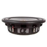 Alphasonik TSW310 Treis 300 Series Shallow Mount 10” 1200 Watts Max / 400 Watts RMS Single 4 Ohm Car Low Profile Flat Slim Thin Subwoofer Aluminum Cone Audio Speaker Bass Truck High Power Sub Woofer