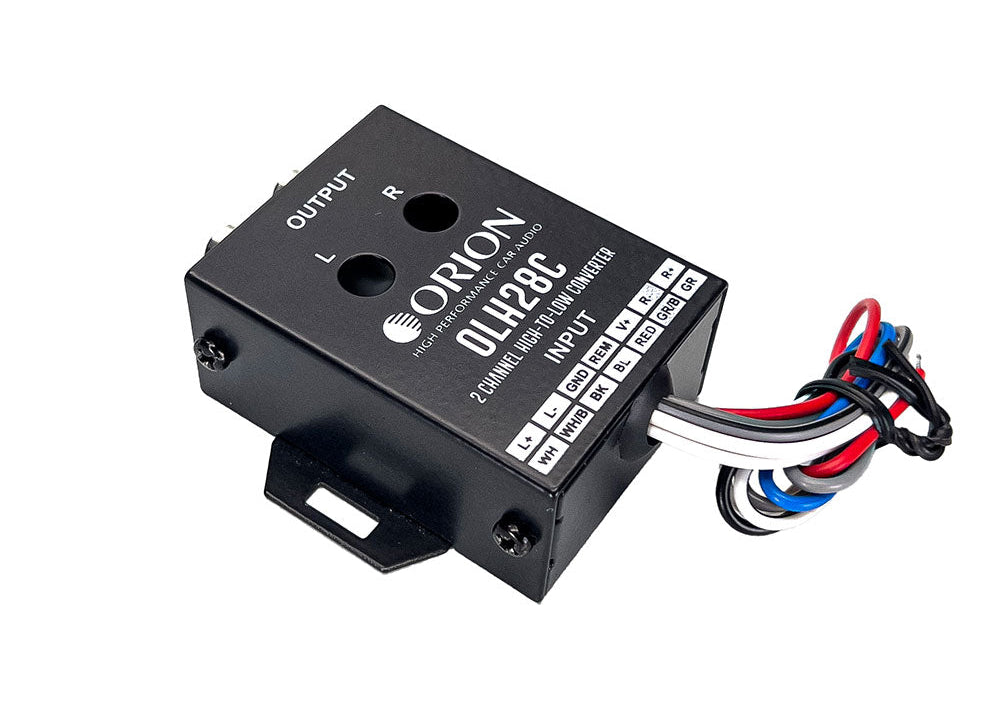 OLH28C - 2 Channel High to Low Built-In 12V Remote Level Converter - Orion Car Audio