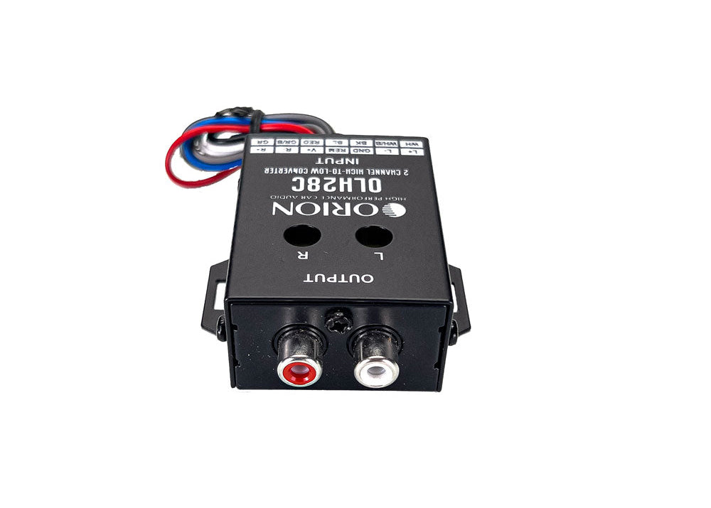 OLH28C - 2 Channel High to Low Built-In 12V Remote Level Converter - Orion Car Audio