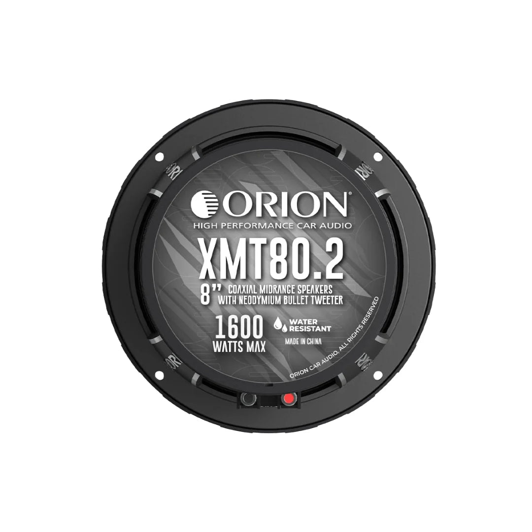 Orion XMT80.2 car audio speaker on a white background