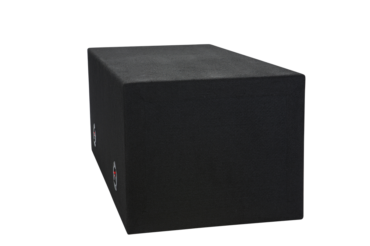2 x 12" Carpeted Slot Ported Sub Box