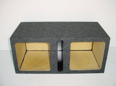 Slot Ported 2 x 8"  Square Speakers Carpeted