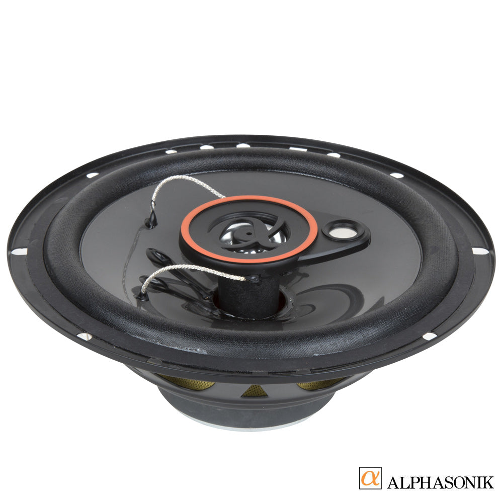 AS26 1 Pair 6.5 inch 350 Watts Max 3-Way Car Audio Coaxial Speakers