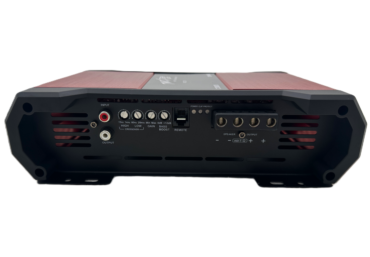 TWISTER AUDIO CARNAGE V2 SERIES 1 CHANNEL AMPLIFIER 1200W RMS/CH @ 1 OHM(C.1200.1)