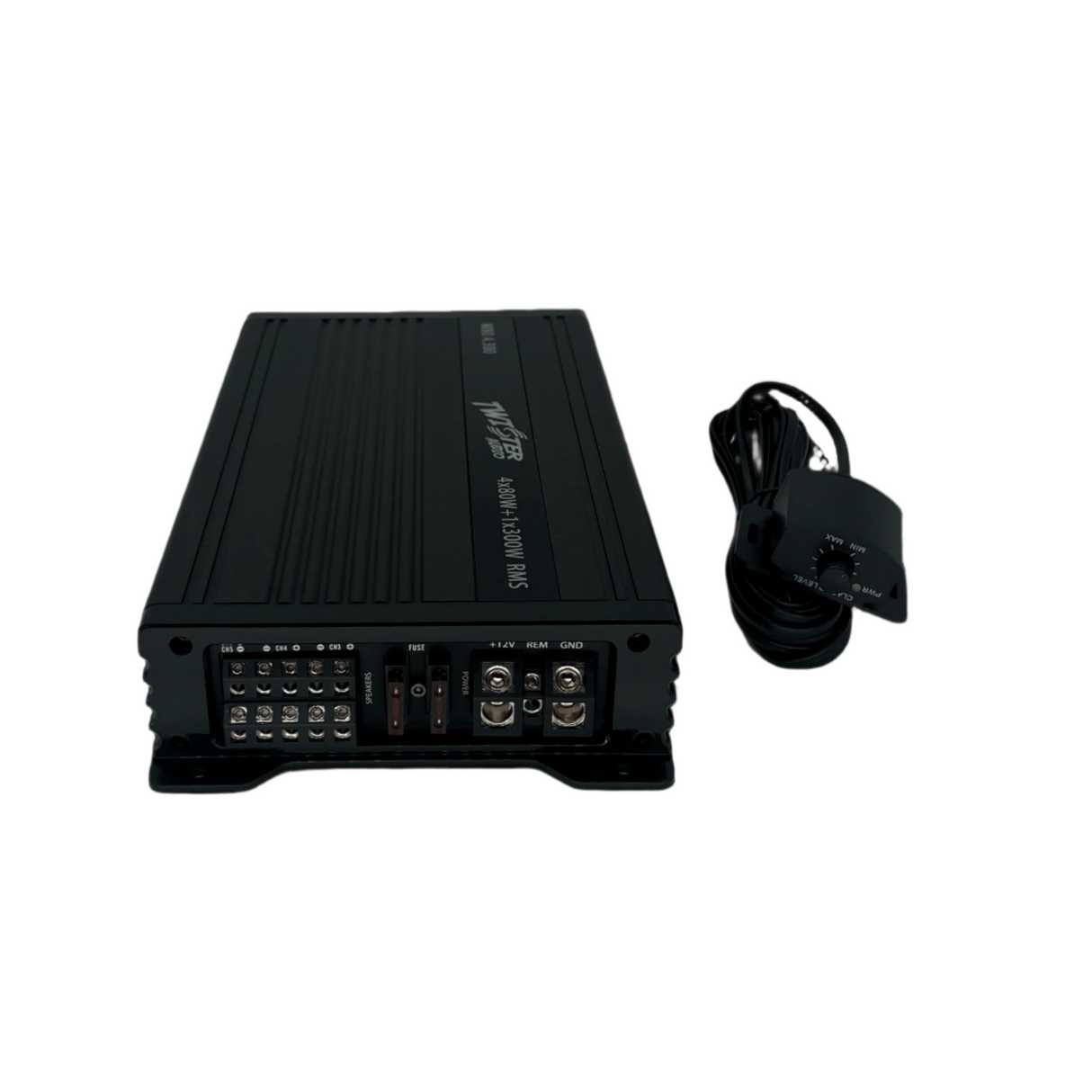 TWISTER AUDIO MEGA SERIES 5 CHANNEL 80W X 4RMS/CH, 300W RMS X 1 (M80.4.300)