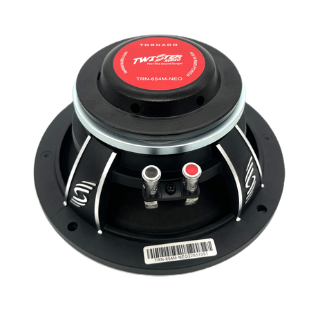 TWISTER AUDIO TORNADO 6.5" 400W RMS NEODYMIUM MIDRANGE SPEAKER (TRN-654M-NEO)
