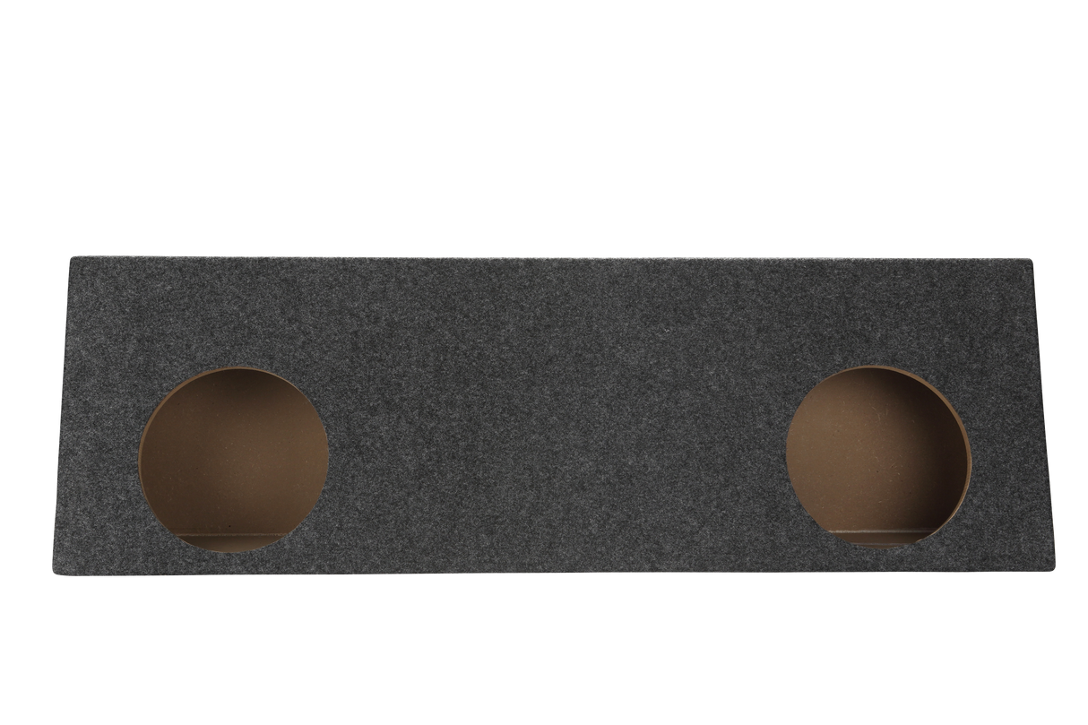 2-10'' Slot Ported Behind The Single Cab Truck Seat Carpeted Sub box
