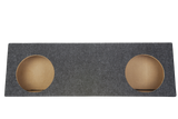 2 10"  Behind The Single Cab Truck  Seat Sub Woofer Box Carpeted