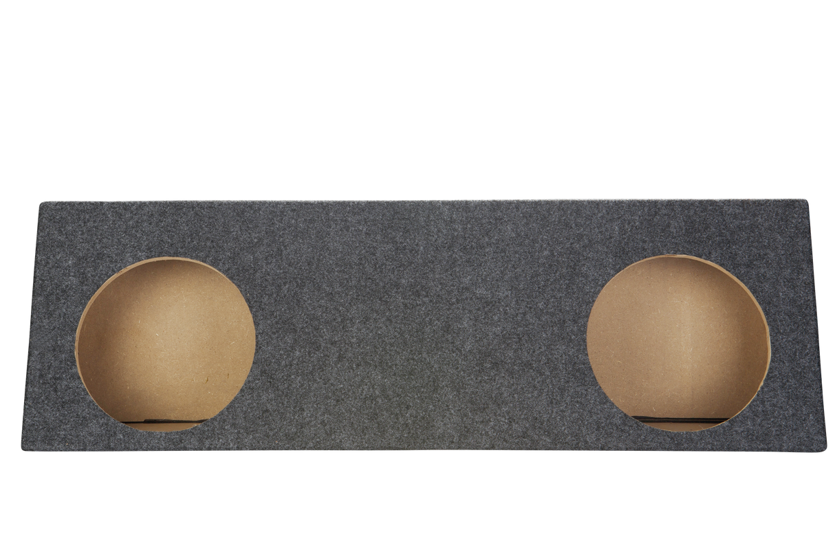 2 12" Behind The Single Cab Truck Seat Sub Woofer Box Carpeted