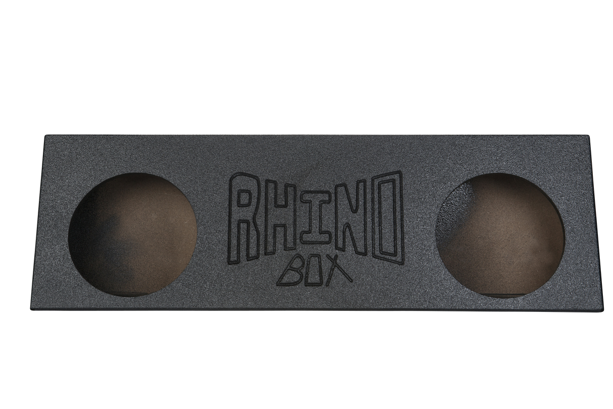 2-10'' Slot Ported Behind The Single Cab  Truck Seat Poly Sub box