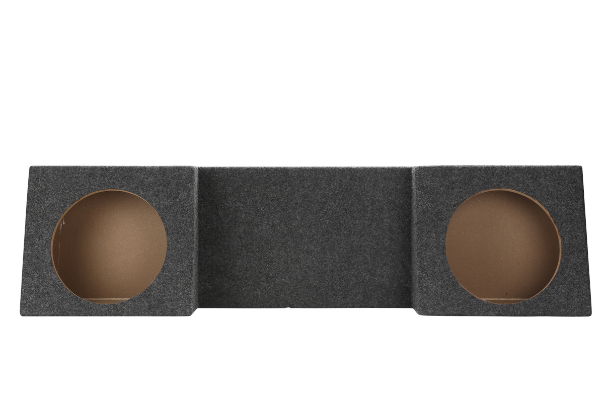 2 10" Behind The Single Cab Truck With "Bucket Seats" Sub Woofer Box Carpeted