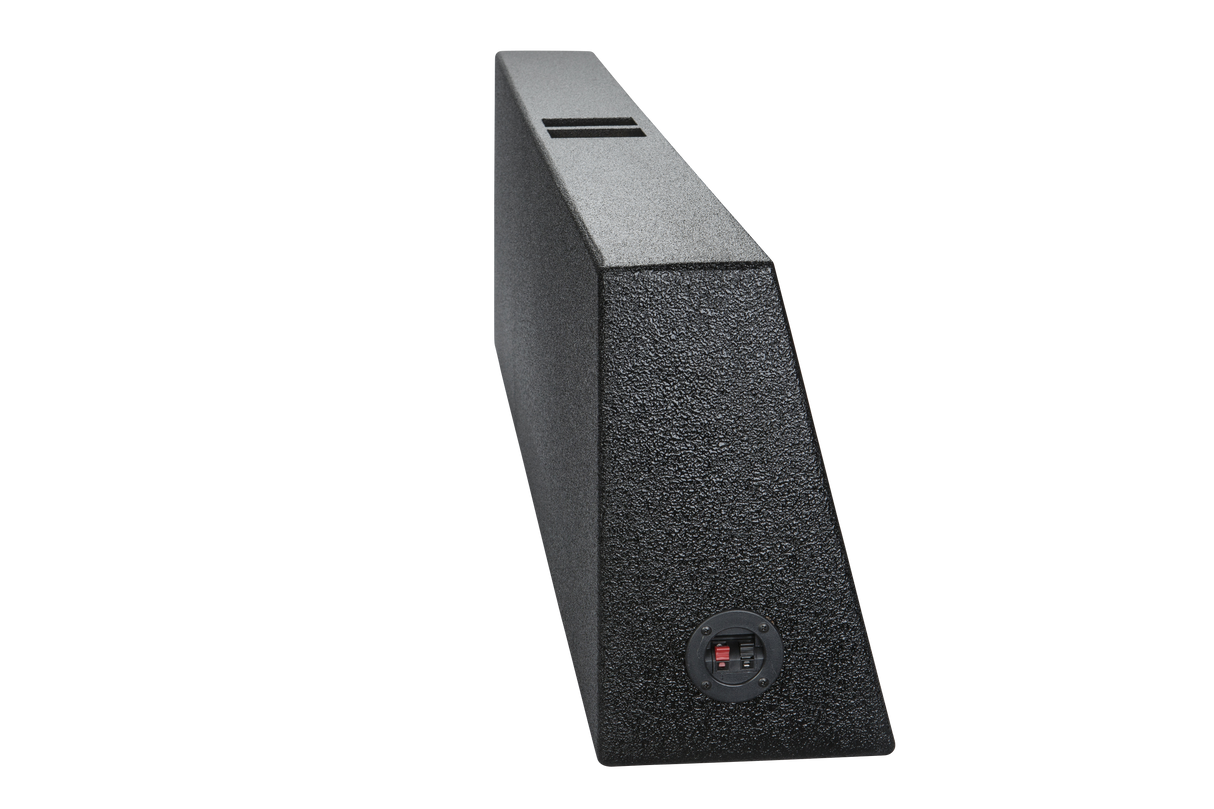 2-8'' Slot Ported Behind The Single Cab Truck Seat Poly Sub box