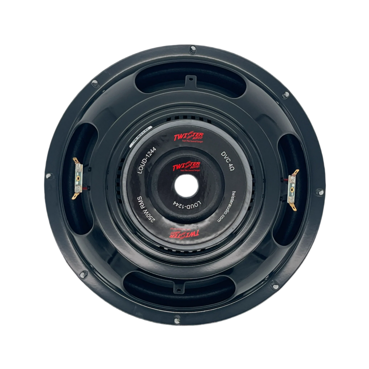 TWISTER AUDIO 12" LOUD SERIES DVC 4 OHM 500 WATTS MAX (LOUD-1244)