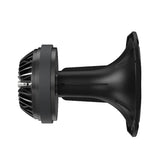 Black car horn on a white background