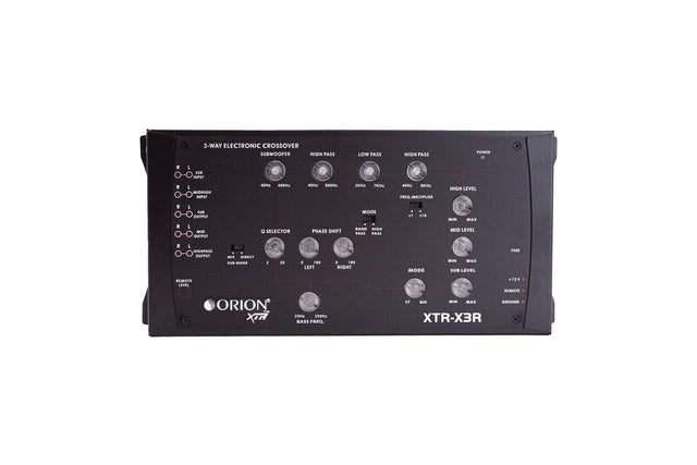 XTR-X3R - The Ultimate 3-Way Electronic Crossover - Orion Car Audio